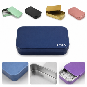 Pocket-Sized Sliding Metal Storage Case for Mints and Small Essentials