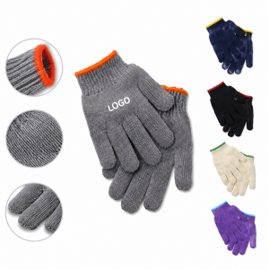 Lightweight Seamless Knit Nylon Work Gloves for Precision Handling